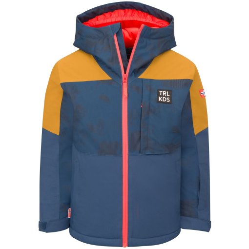 Produktbild von Trollkids Lifjell XT Jacke Kinder - Bronze/Mystic Blue