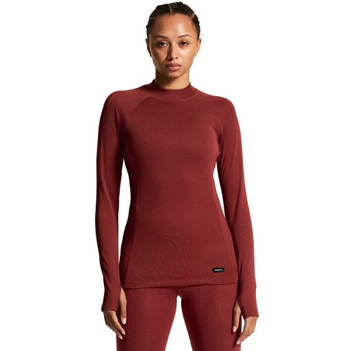 Billede af CRAFT Thermal Langærmet undertøj til kvinder - Dark Red