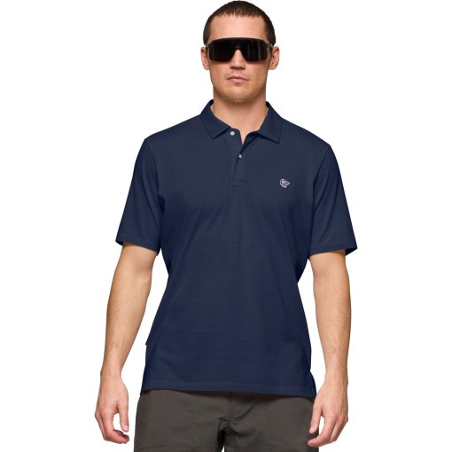 Productfoto van Norrona femund equaliserUll Poloshirt Heren - Indigo Night