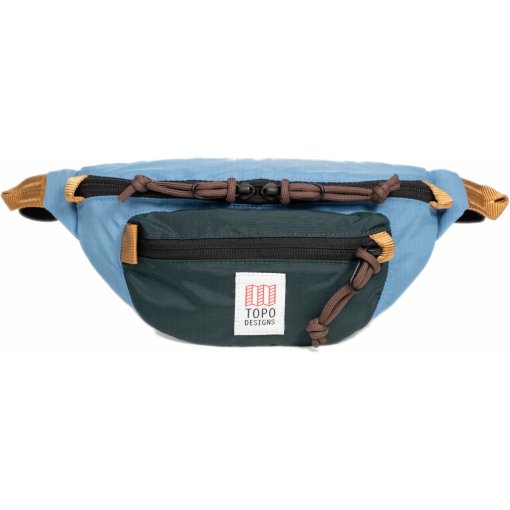 Picture of Topo Designs Mountain Waist Pack - 1L - River Blue/Dark Pine
