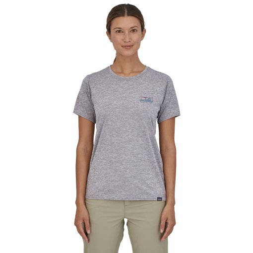 Foto de Patagonia Camiseta Mujer - Capilene Cool Daily Graphic - 73 Skyline: Feather Grey