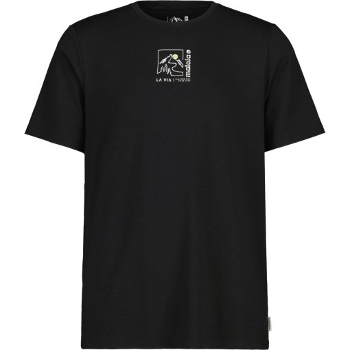 Foto de Maloja Camiseta Hombre - SchneiberM. Mountain - deep black 8833
