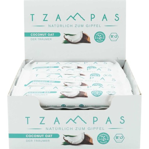 Foto de TZAMPAS Barrita Energética BIO - Coconut Oat - 16x40g