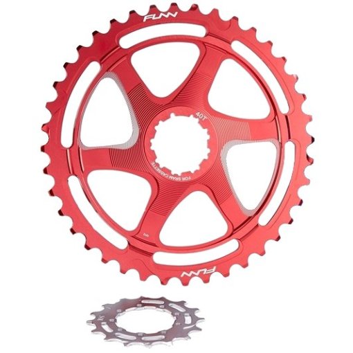 Produktbild von Funn Clinch Kassettenerweiterung - 10-fach - 40Z mit 16Z Ritzel - rot