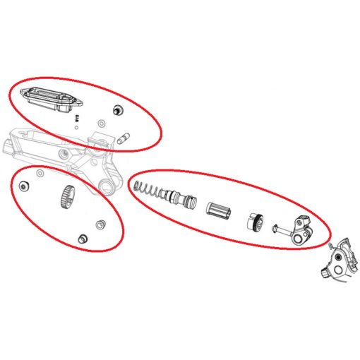 Foto de SRAM Kit de mantenimiento para manetas de freno Maven | B1 - Ultimate / Silver - 11.5018.054.008