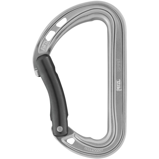 Photo produit de Petzl Mousqueton - Doigt Courbé - Spirit - gris