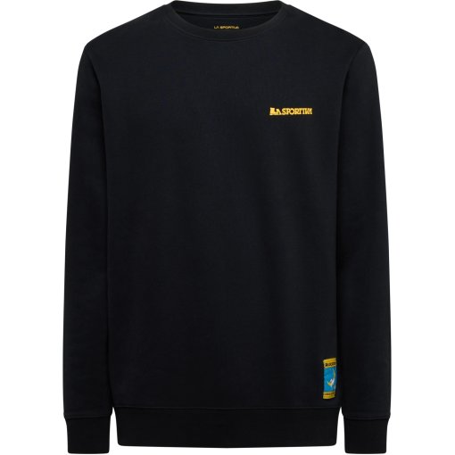Picture of La Sportiva Climbing on the Moon Sweatshirt Men - Nero/Giallo