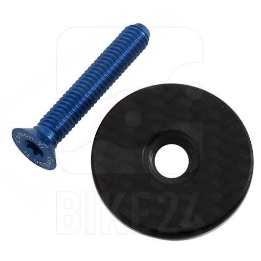 Produktbild von Carbon-Ti X-Cap Ahead Kappe - Carbon | Matt - blau