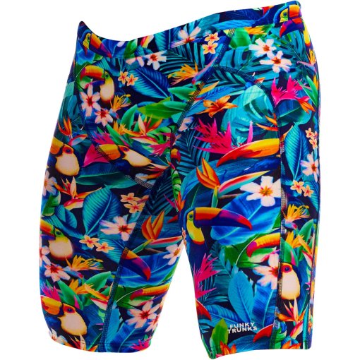 Photo produit de Funky Trunks Short de Bain Homme - Training Eco Jammers - Birdie Wordie