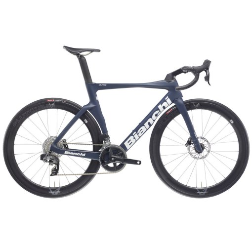 Produktbild von Bianchi OLTRE COMP - Rival AXS - Carbon Rennrad - 2025 - blue-grey / off white matt