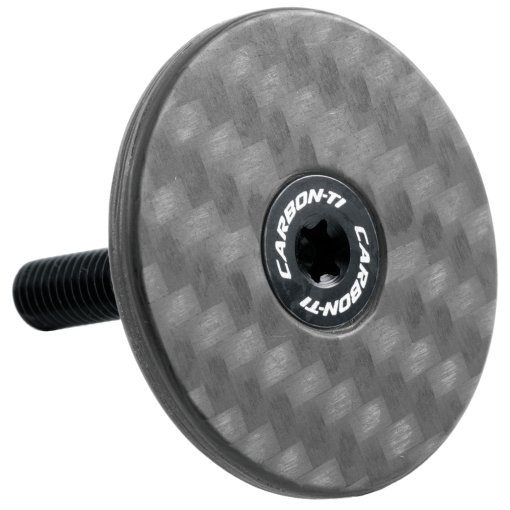 Immagine prodotto da Carbon-Ti Tappo Fissaggio - X-Cap - Carbon | Opaco | OS 1 1/4&quot; - nero