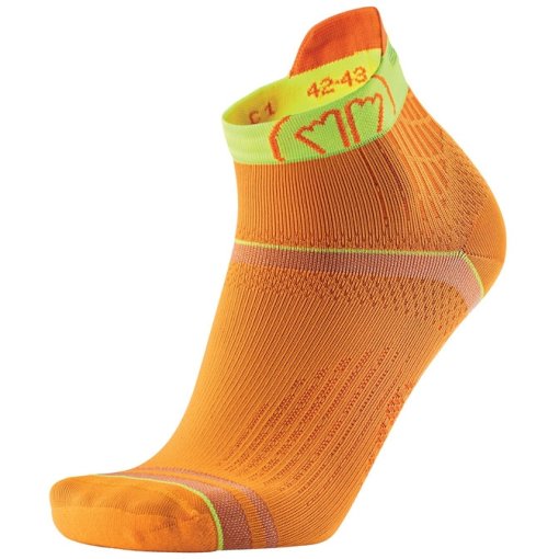 Produktbild von Sidas Run Feel Laufsocken - Mango/Gelb