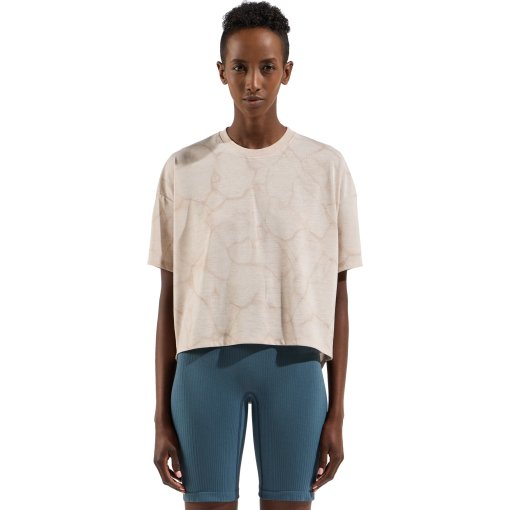 Immagine prodotto da Odlo Maglietta Donna - Active 365 Natural Blend Print - silver cloud melange