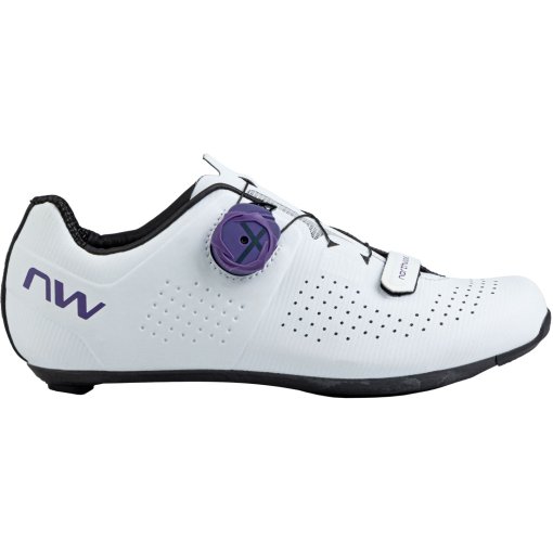 Produktbild von Northwave Storm Carbon Rennradschuhe Damen - weiß/dark purple 56