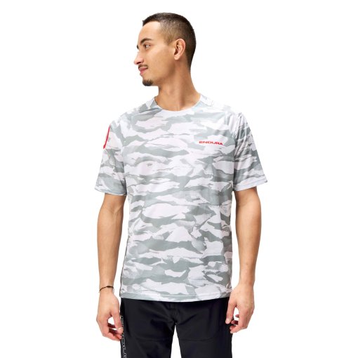 Produktbild von Endura Mountain Camo Ltd Printed Kurzarmshirt Herren - nebelgrau