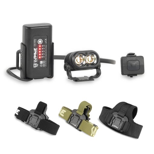 Immagine prodotto da Lupine Piko R All-in-One Casco- /Lampada Frontale - Set combinato - 2100 lm - nero