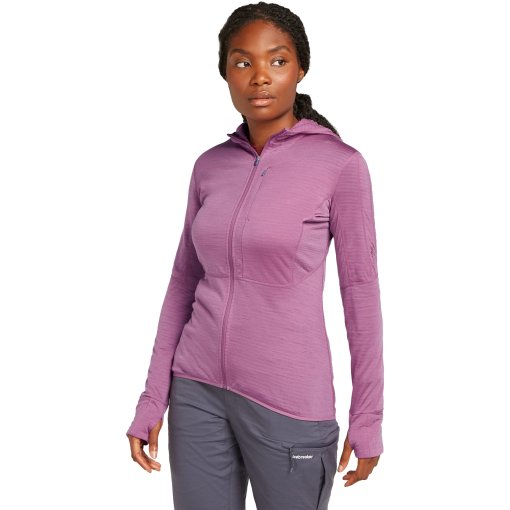 Foto de Icebreaker Chaqueta con Capucha Mujer - Merino 200 Realfleece™ Descender - Deco