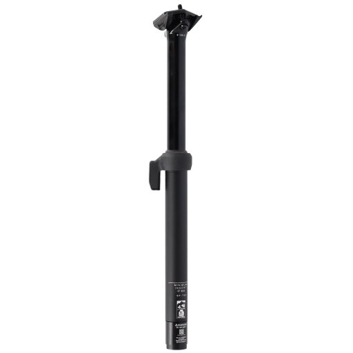 Tige De Selle Aluminium 27,2 Mm X 350 Mm, Noir, Recul 20 Mm - VTT