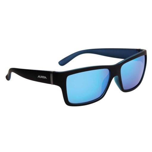 Foto de Alpina Kacey Gafas - black matt-blue/mirror blue