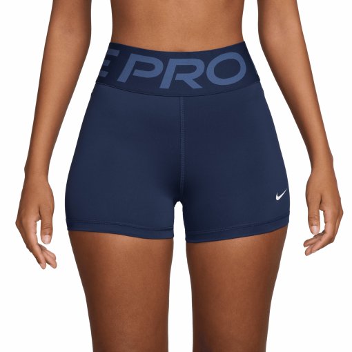 Productfoto van Nike Pro Sculpt 3&quot; Shorts Dames - midnight navy/white FV7033-410
