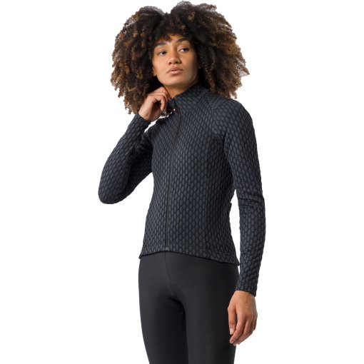 Picture of Castelli Ventra Thermal Jersey Women - anthracite 009