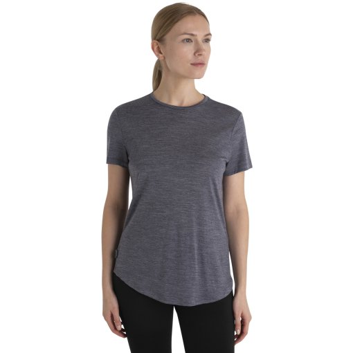 Foto de Icebreaker Camiseta Mujer - Merino 125 Cool-Lite™ Sphere III - Midnight Navy Hthr