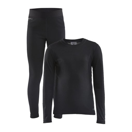 Produktbild von CRAFT Core Warm Baselayer Set Kinder - Black