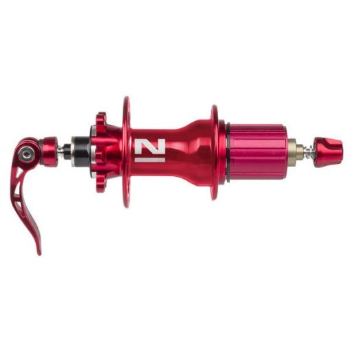 Foto de Novatec Buje Trasero - D792SB/A-AA - Superlight | J-Bend | 6 Agujeros | QR 135 (4 in 1) - HG-EV | rojo