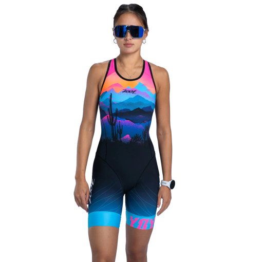 Productfoto van ZOOT Sprint Hyperglide Open Back Triatlondress voor dames - elements