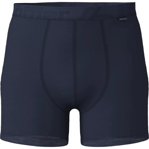 Foto de Löffler Calzoncillo Bóxer Hombre - Merino Light - azul oscuro 495