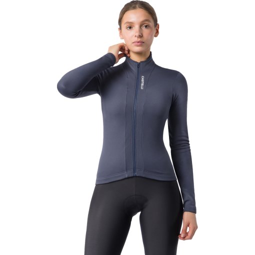 Photo produit de Castelli Sinergia 3 FZ Maillot à manches longues pour femmes - twilight blue 456