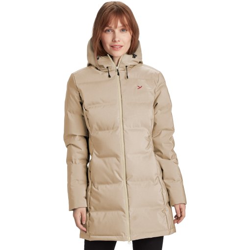 Produktbild von Nordisk Aukea Daunenmantel Damen - simply taupe