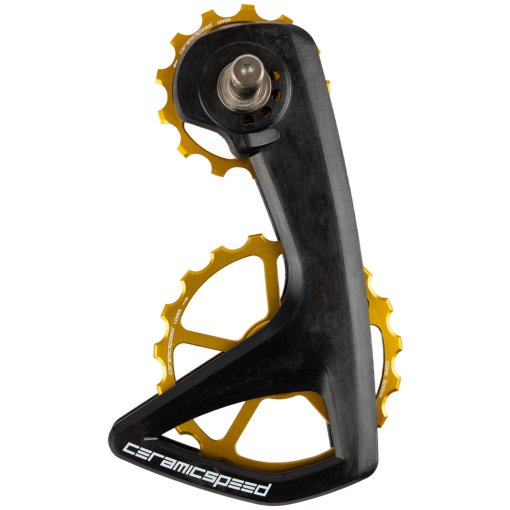 Immagine prodotto da CeramicSpeed Sistema di Pulegge Cambio - OSPW RS - 5-Spoke | per Shimano 105 Di2 (R7150) - oro