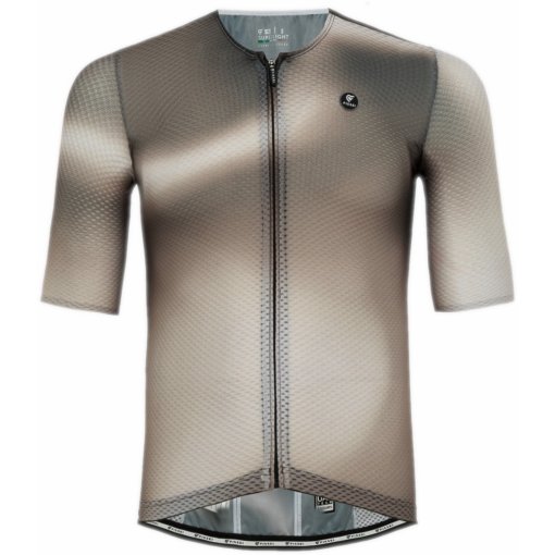 Productfoto van PISSEI Superlight Magistrale UAE Fietsshirt met Korte Mouwen Heren - Brown Light/White
