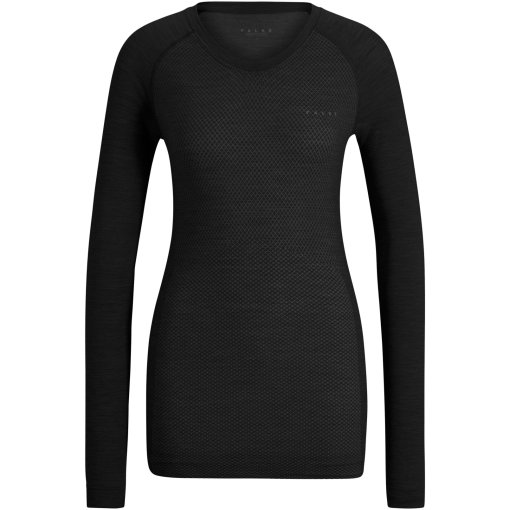 Foto de Falke Camiseta de Manga Larga Mujer - Wool-Tech Light Crew Neck - negro 3000