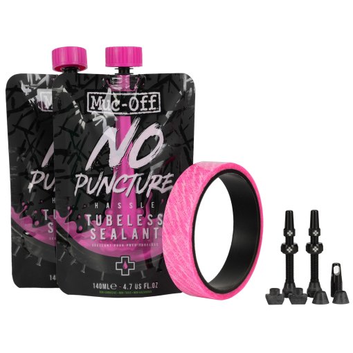 Immagine prodotto da Muc-Off Ultimate Tubeless Setup Kit Conversione - Road/Gravel/CX (44mm / 10m x 21mm)