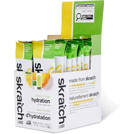Foto van Skratch Labs Hydration Sport Drink Mix - Elektrolyt-Drankpoeder - Houdbaarheidsdatum 01.07.2026 - 20x22g