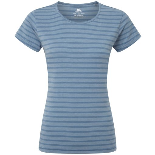 Foto de Mountain Equipment Camiseta Mujer - Groundup Stripe ME-007393 - bluefin stripe