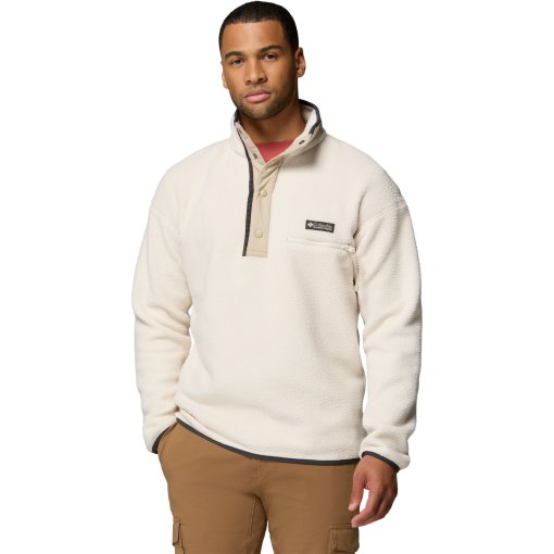 Produktbild von Columbia Helvetia II Half Snap Fleecepullover Herren - Chalk
