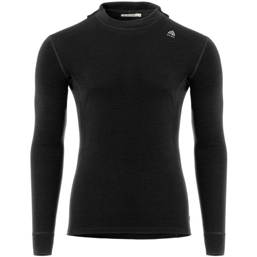 Produktbild von Aclima Warmwool V2 Kapuzenpullover Herren - jet black