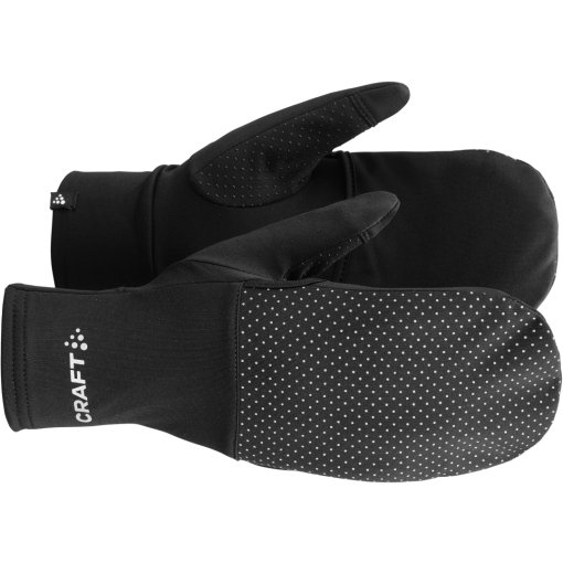 Foto de CRAFT Lumen Fleece Hybrid 2 Guantes - Negro