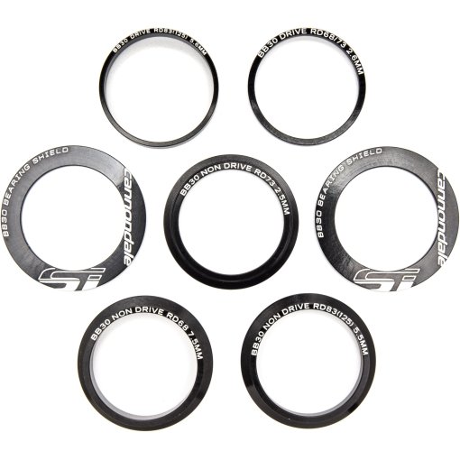 Immagine prodotto da Cannondale Kit di Anelli Distanziali - CE Road All Hollowgram - KP483/X - nero