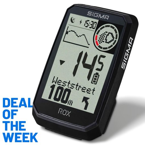Productfoto van SIGMA ROX 4.0 Endurance GPS Fietscomputer - zwart