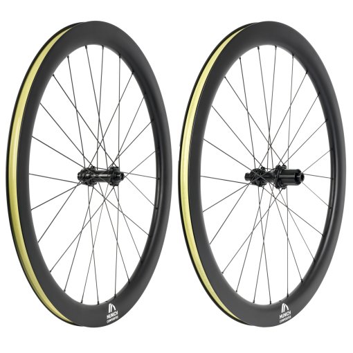 Immagine prodotto da Munich Composites Set di Ruote - C47 - 28&quot; | Carbon | Clincher | Centerlock - 12x100mm | 12x142mm - Shimano HG - Offerta Speciale
