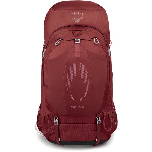Foto de Osprey Mochila Mujer - Aura AG 65 - Berry Sorbet Red
