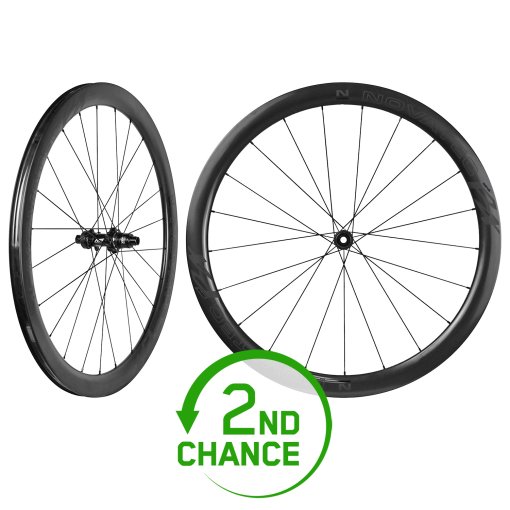 Picture of Novatec R4 Disc CL-Pro Wheelset - 28&quot; | Carbon | Clincher/Tubeless | Centerlock - 12x100mm | 12x142mm - Shimano HG - 2nd Choice
