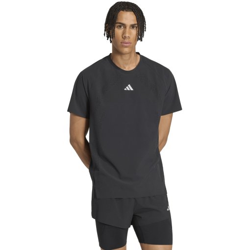 Productfoto van adidas adi365 Aspyre Hardloopshirt voor heren - zwart KQ8649