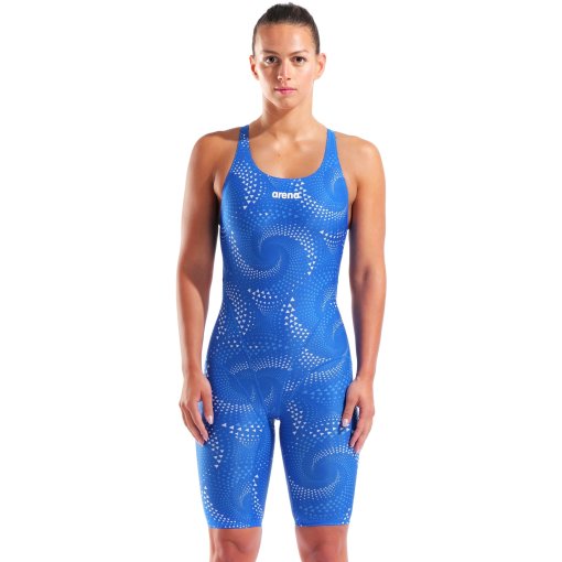 Produktbild von arena Performance Printed Ganzkörper Badeanzug Damen - Black/Team Royal