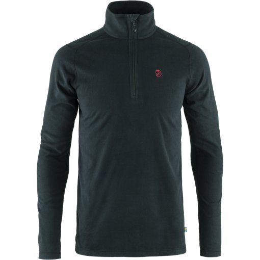 Foto de Fjällräven Camiseta de manga larga Hombre - Pine Half Zip - negro