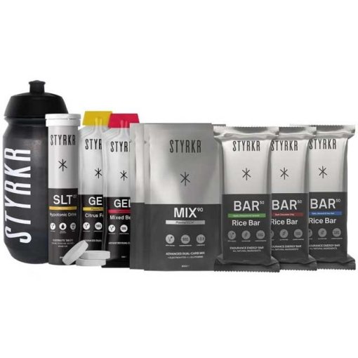 Photo produit de Styrkr 2/7 Training Bundle - Assortiment avec boissons / gel / barres + gourde